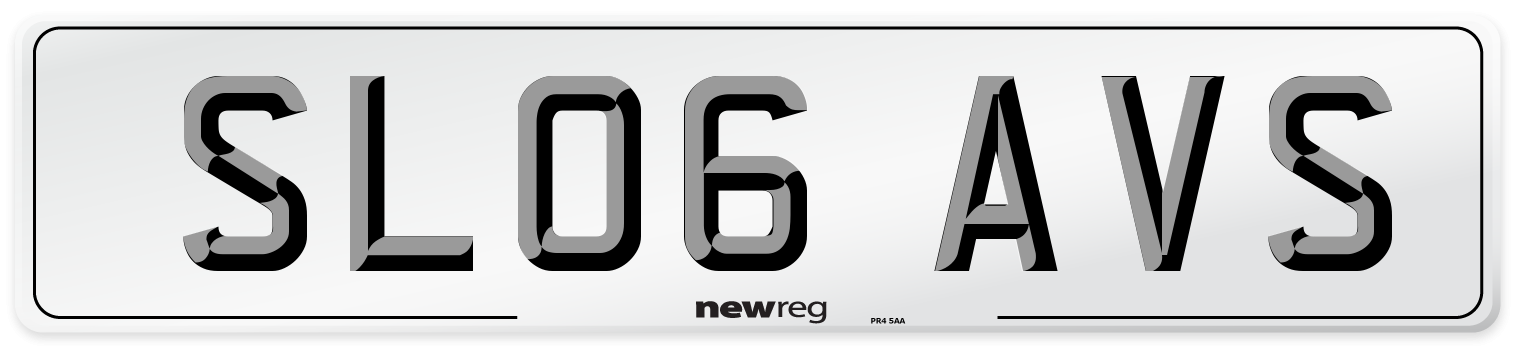 SL06 AVS Number Plate from New Reg